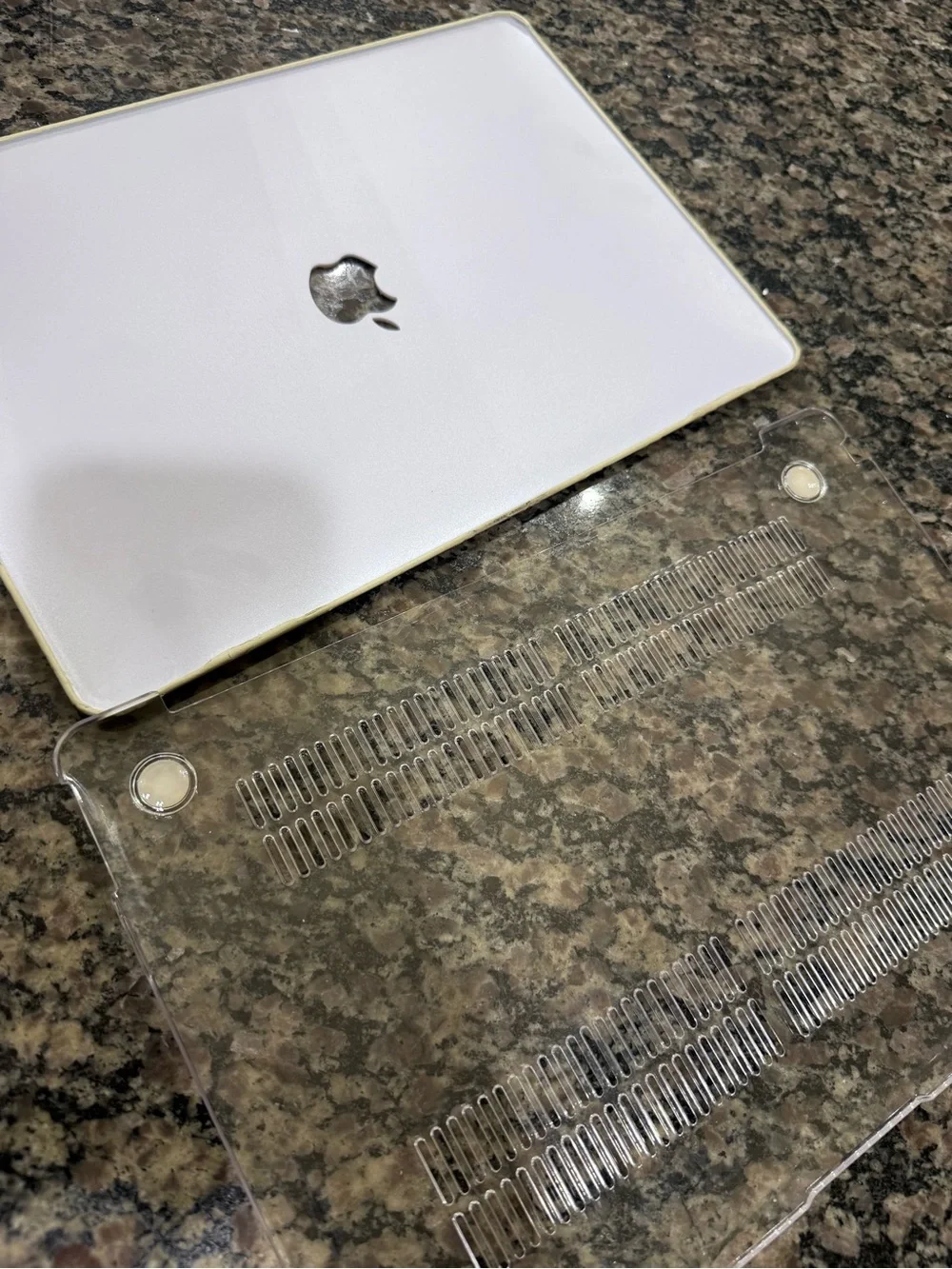Apple Beige MacBook Air Leather Cover